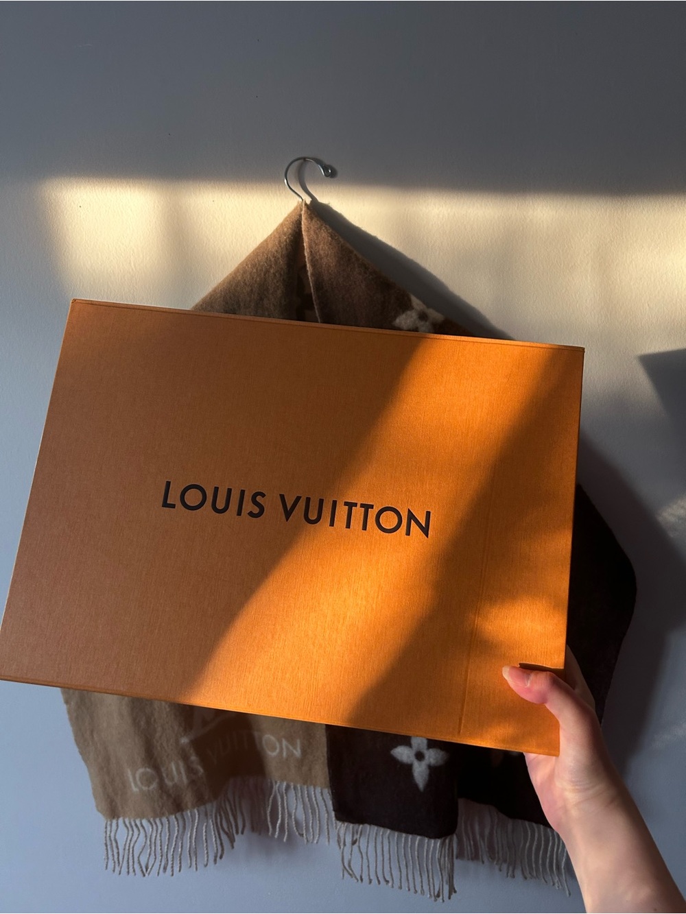 Authentic Louis Vuitton LV Scarf packing box
